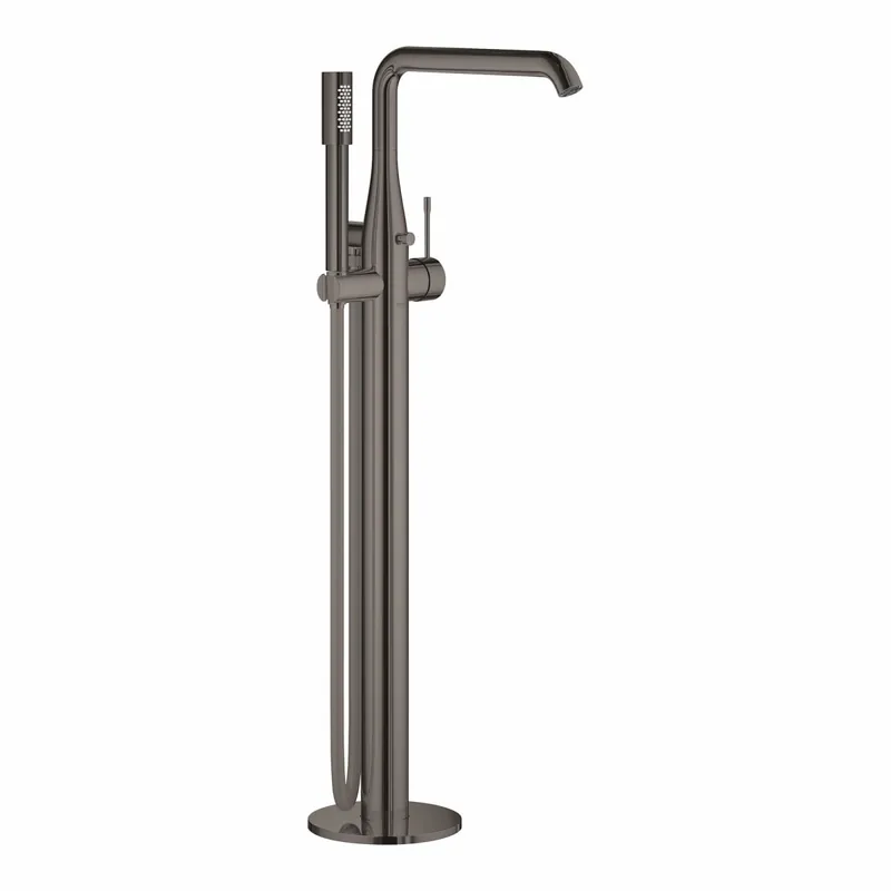 Grohe 23491A0A Single-Handle Freestanding Tub Faucet with 1.75 GPM Hand Shower in Grohe Hard Graphite