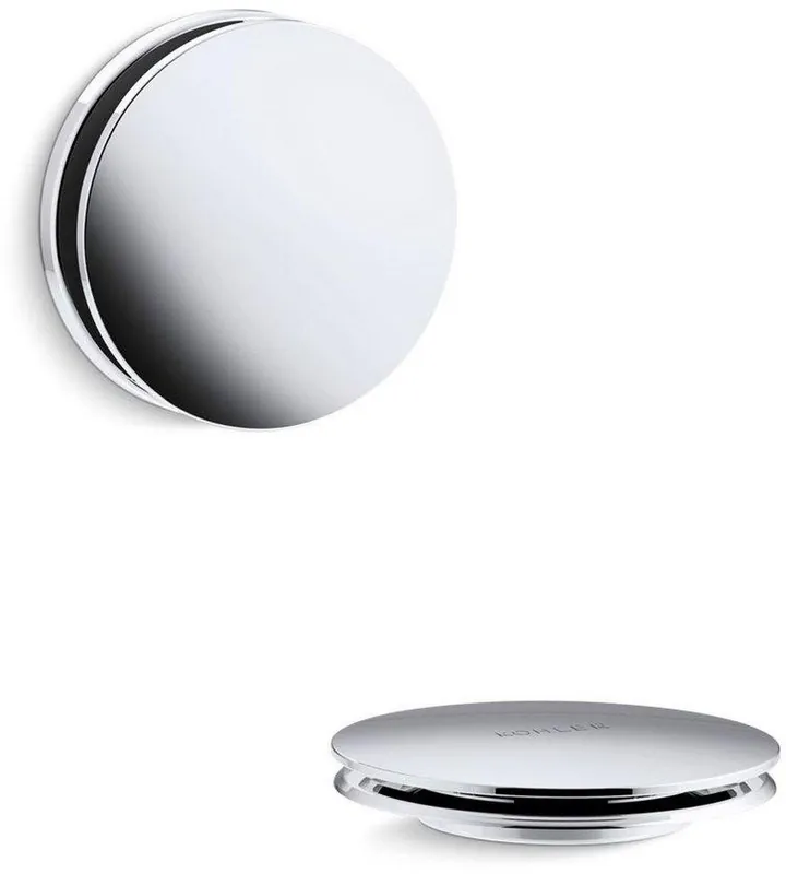 KOHLER T37395-CP PureFlo 3 in. Metal Drain and Overflow Trim Kit
