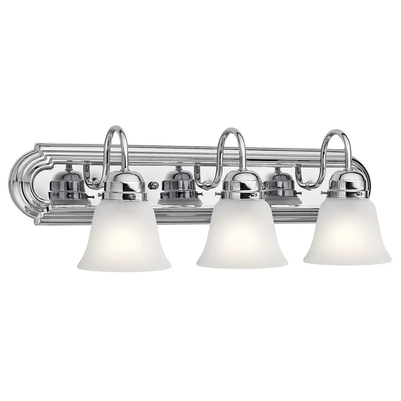 Kichler 5337CHS Bath 3-Light Fixture 24 Inch Chrome Replacement MPN