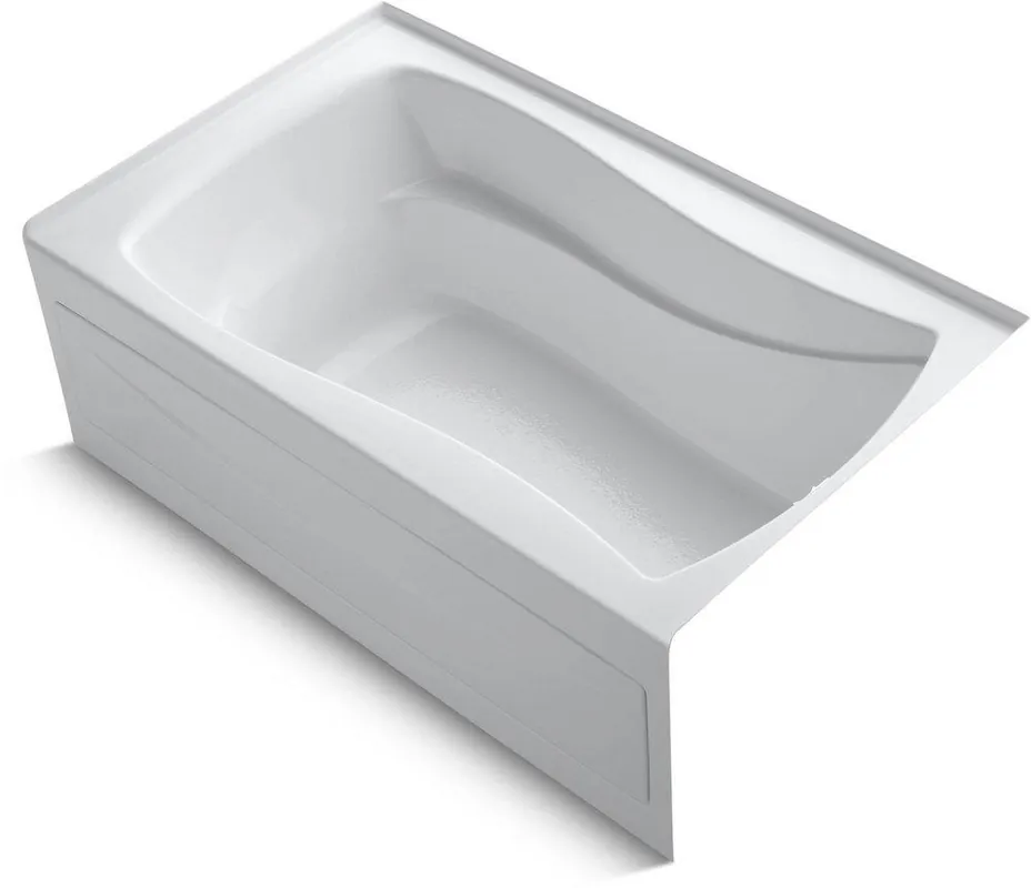 Kohler 1242-RA-0 Mariposa 60 in. x 36 in. Soaker Alcove Bathtub with Right Drain