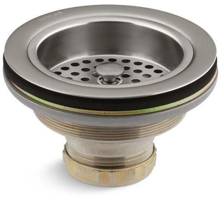 Kohler 8799-VS Duostrainer Sink Strainer (Less Tailpiece) in Vibrant Stainless