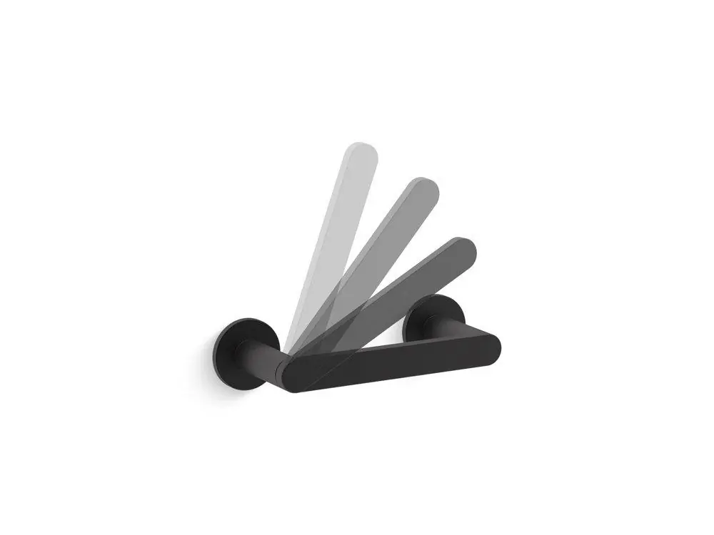 Kohler 73147-BL Composed Wall Toilet Tissue Holder in Matte Black