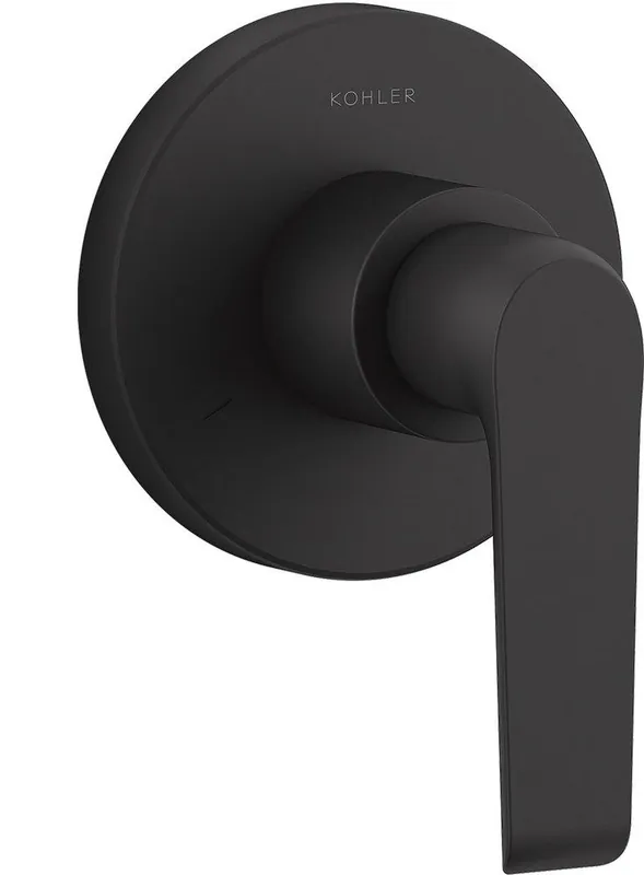 KOHLER T97026-4-BL Avid Single Handle Diverter Valve Trim in Matte Black