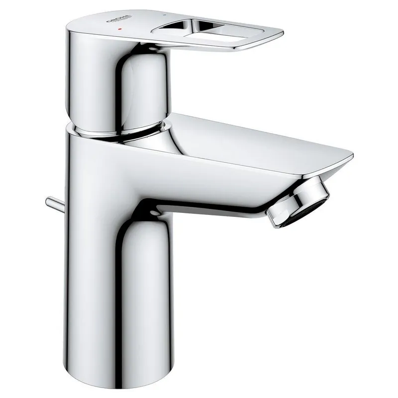 GROHE 23084001 BauLoop Single Handle Monoblock Bathroom Sink Faucet in StarLight Chrome