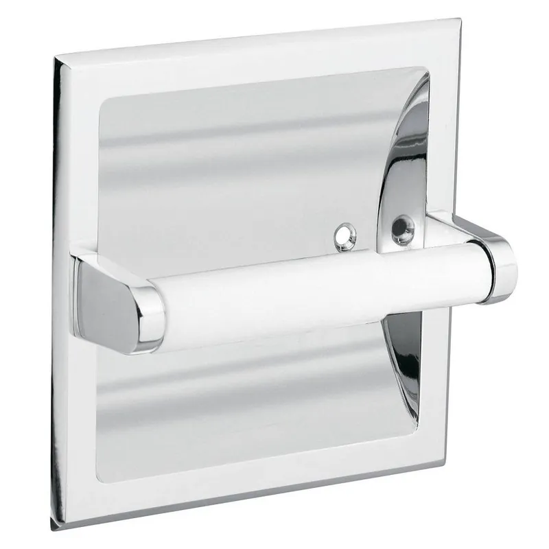 Moen 1576SS Donner Recessed Mount Toilet Tissue Holder in Stainless Steel