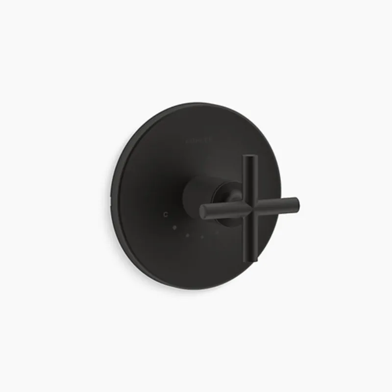 Kohler T14488-3-BL Purist® Single Handle Valve Trim in Matte Black