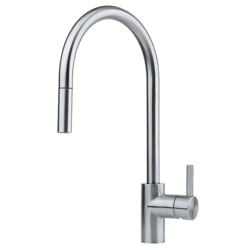 Franke EOS-PD-316 Eos Neo 17-in Single Handle Pull-Down Kitchen/Outdoor Faucet in Stainless Steel