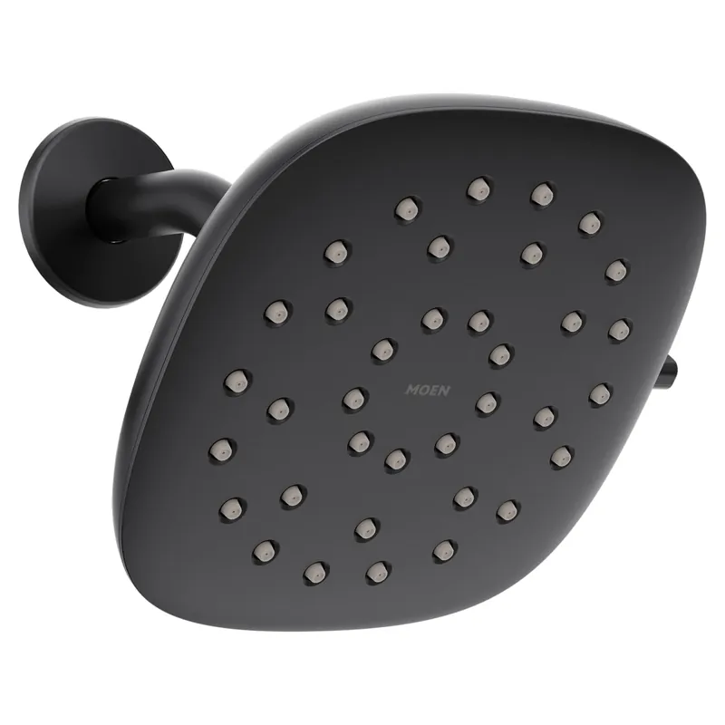 Moen 220R5EPBL Verso Matte Black Infinite 7 Diameter Spray Head Rainshower