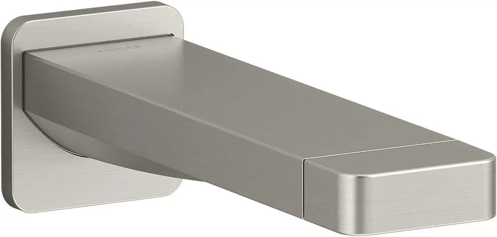 Kohler 23510-BN Parallel Diverter Tub Spout in Vibrant Brushed Nickel