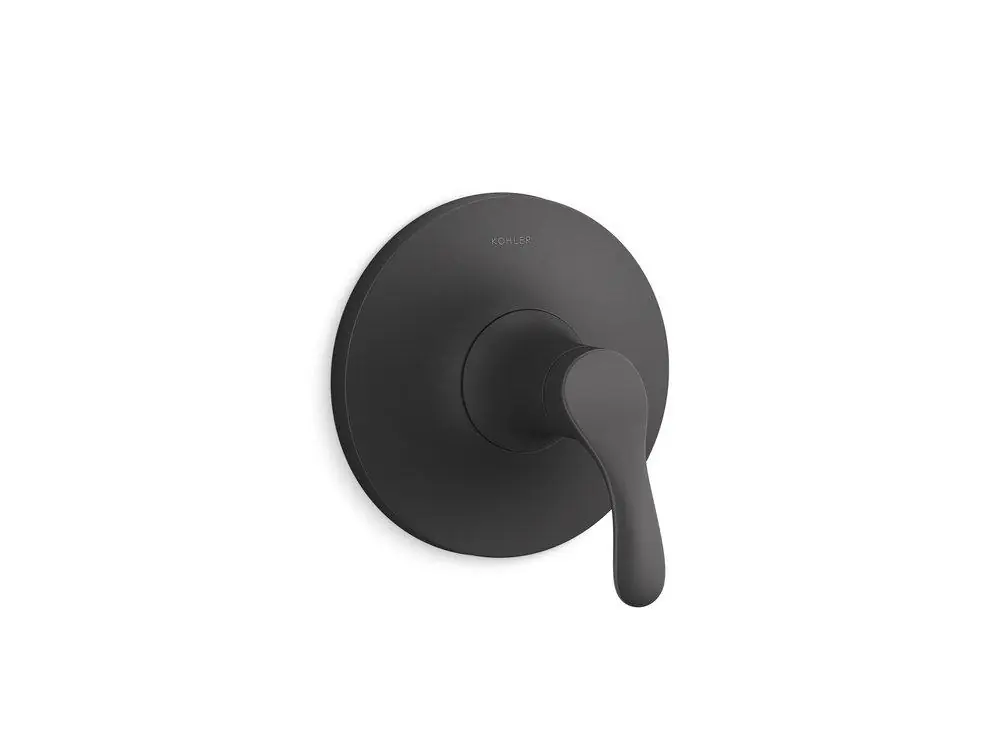 Kohler TS23950-4-BL Simplice Single Handle Dual Function Bathtub & Shower Faucet in Matte Black (Trim Only)