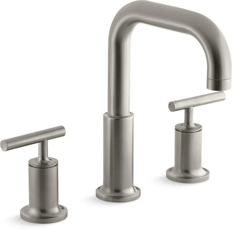 Kohler T14428-4-BN Purist Two Handle Roman Tub Faucet Power (Trim Only)
