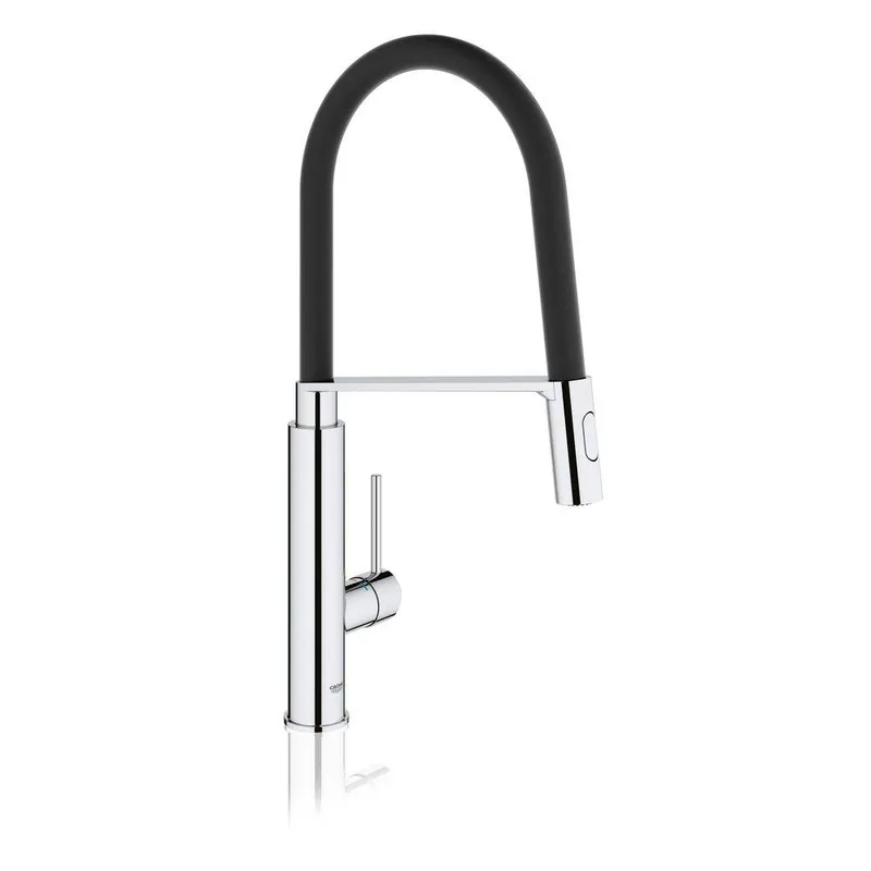 GROHE 31492000 Concetto Professional Single Handle Pull Out Kitchen Faucet 1.75 GPM