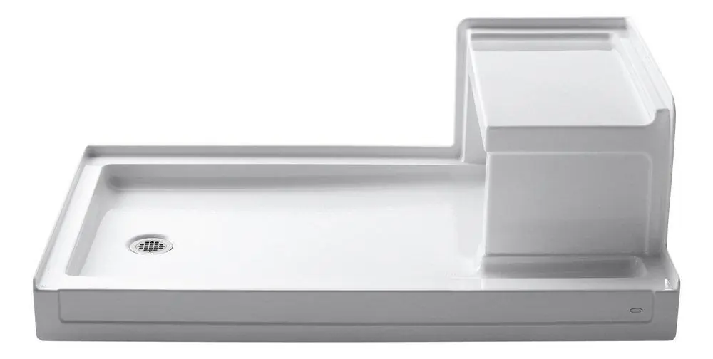 Kohler 1979-0 Tresham 60 in. x 36 in. Shower Base with Left Drain