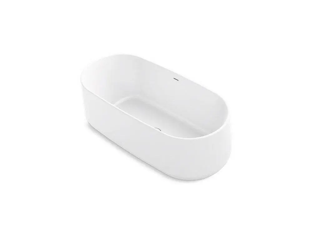 Kohler 8336-0 Ceric 65 x 29-1/16 in. Freestanding Bathtub with Center Drain