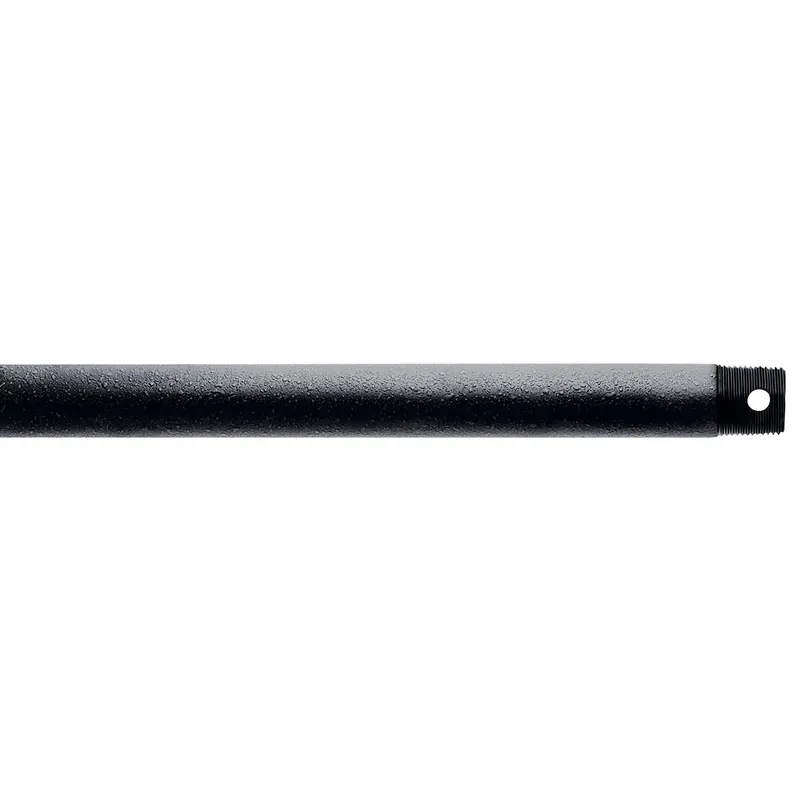 Kichler 360002DBK 24 Inch Fan Downrod 1 Inch O.D. Suggested for 11 Foot Ceilings