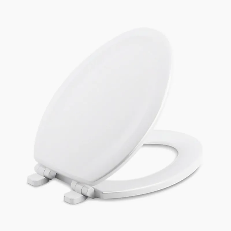 KOHLER 20466-0 Stonewood Quiet-Close Elongated Closed Front Toilet Seat with Cover