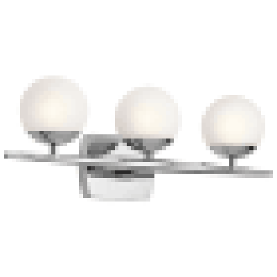 Kichler 45582CH CP 3 50W G9 HAL MOD BATH LGHT