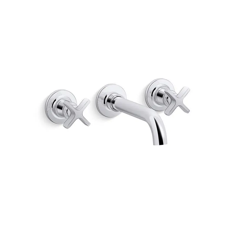Kohler T35909-3-CP Castia 2H Wall Mount Lavatory Faucet