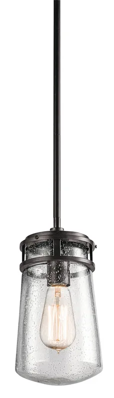 Kichler 49447AZ The Lyndon 1 Light Pendant Outdoor Hanging Pendant