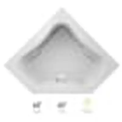 Jacuzzi LC40959 Signature Corner Drop-In Whirlpool Center Drain White