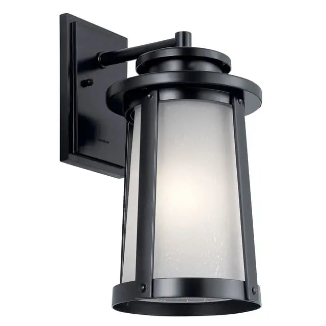 Kichler 49918BK Harbor Bay Outdoor Wall 1Lt 75W