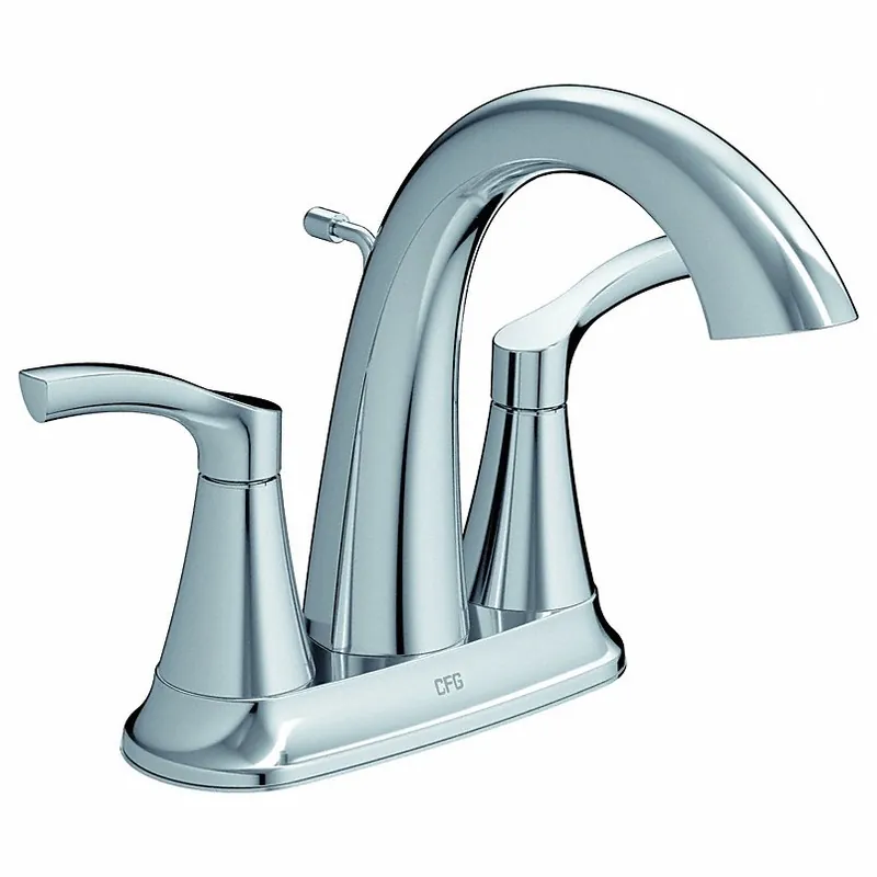 Moen 58911 Two Handle High Arc Centerset Bathroom Sink Faucet in Chrome