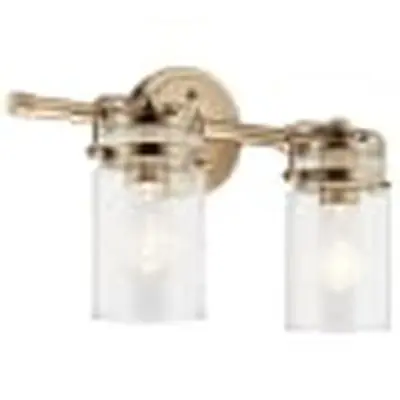 Kichler 45688CPZ CHBR 2 75W MED BATH LGHT