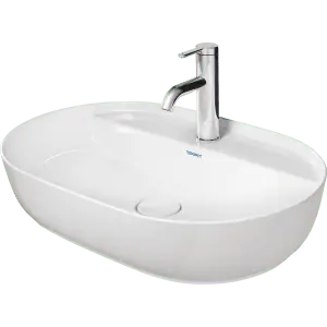 Duravit 03806000001 Washbowl 600MM Luv White WG Without Of With Tap W.1 TH