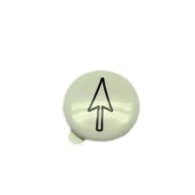 Brass Tech 1-109 PORC BTN W/ DIV ARROW