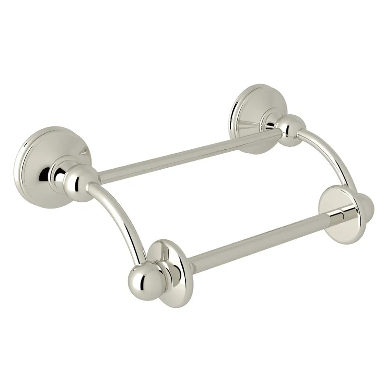 Rohl U.6648PN Toilet Paper Holder with Swinging Arm Polished Nickel