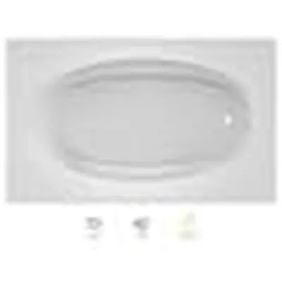 Jacuzzi TRDJ72-4221JR-AW Drop-In Whirlpool 72X42 Right Hand ACR
