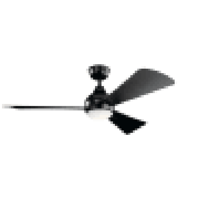 Kichler 330152SBK Sola Ceiling Fan 54 Inch with LED Lighting