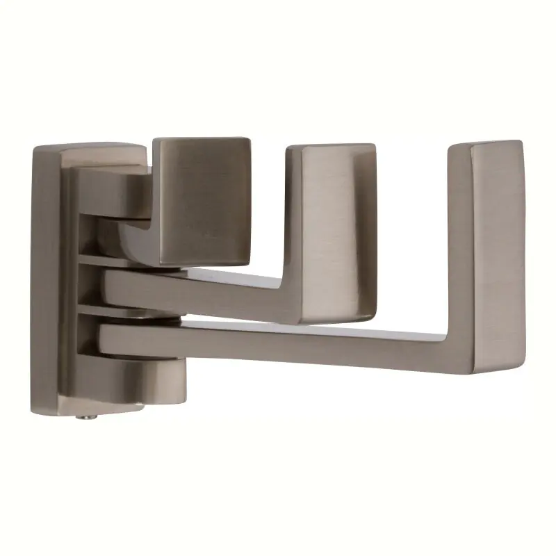 Brass Tech 5210T/SN TRPL PIVOTING ROBE HOOK