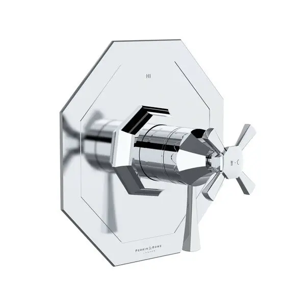 Rohl U.TDC23W1LS-APC Thermostatic and Pressure Balance Trim with 3 Functions Polished Chrome