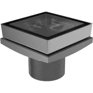 Brass Tech 277-04/26 4 Tile In Drain Throat CP
