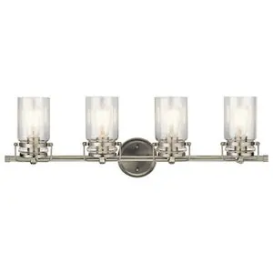 Kichler 45690NI BN 4 75W MED INCAND BATH LGHT