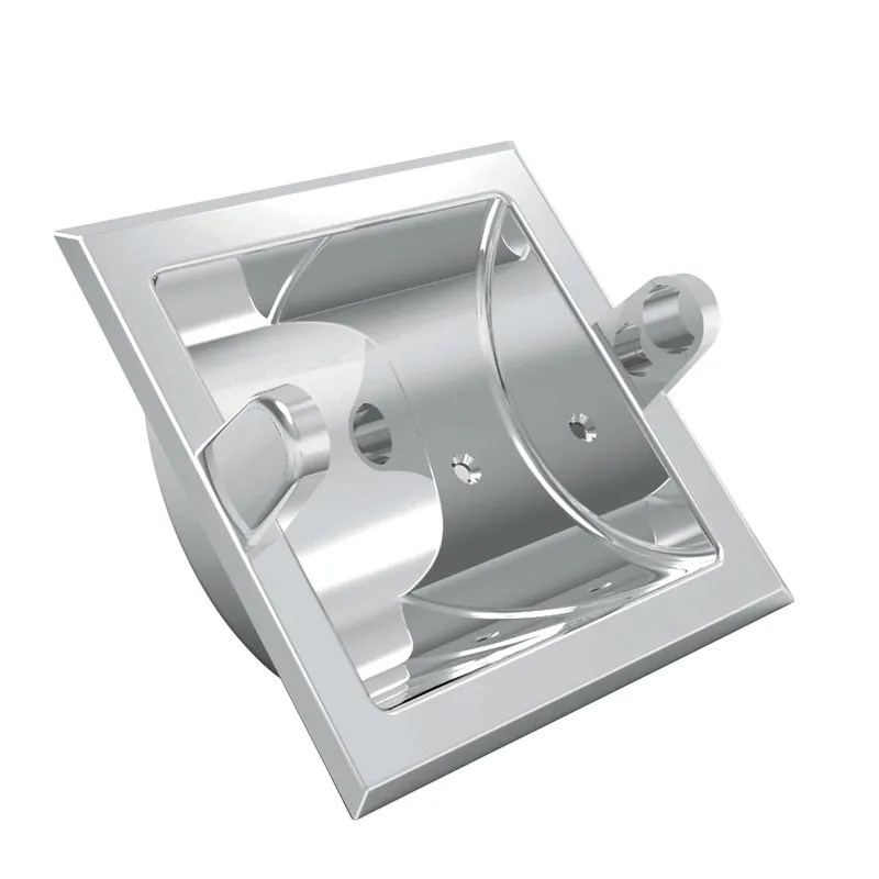 Brass Tech 10-89/15 Recessed Toilet Tissue Holder - Polished Nickel