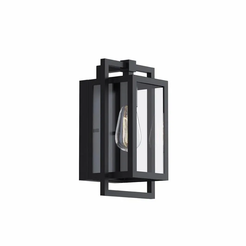 Kichler 59085BK BLAC 1 100W MED EXT WALL LNTRN