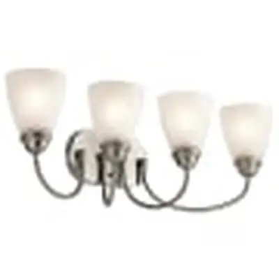 Kichler 45640NI Jolie 4 Light Vanity Light Brushed Nickel