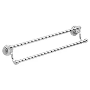 Brass Tech 1122-32/PC Double Towel Bar Polished Chrome