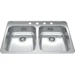 Franke RDLA3322-55-4N 33X22 ADA 4H TM SS KITC SINK