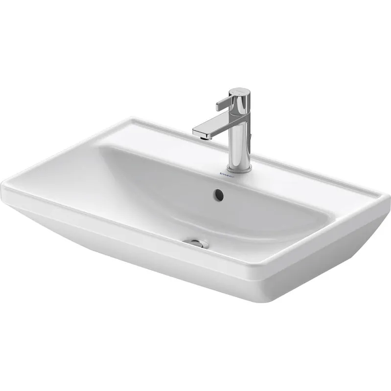 Duravit 23666500001 D-NEO Wall-Mount Sink White with WonderGliss