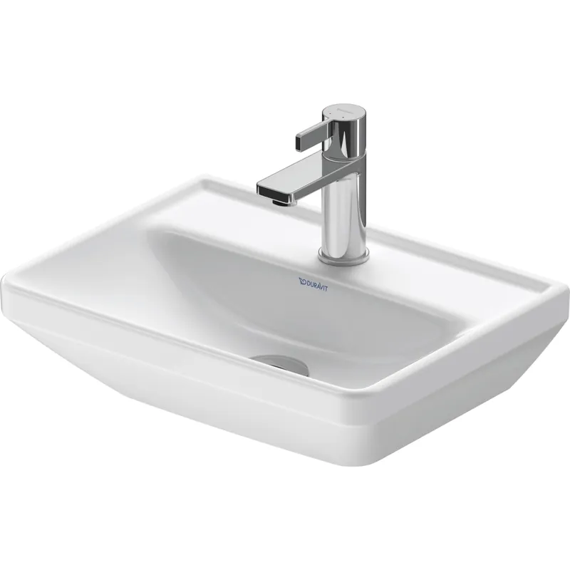 Duravit 07384500411 D-NEO Small Handrinse Sink White with Wondergliss