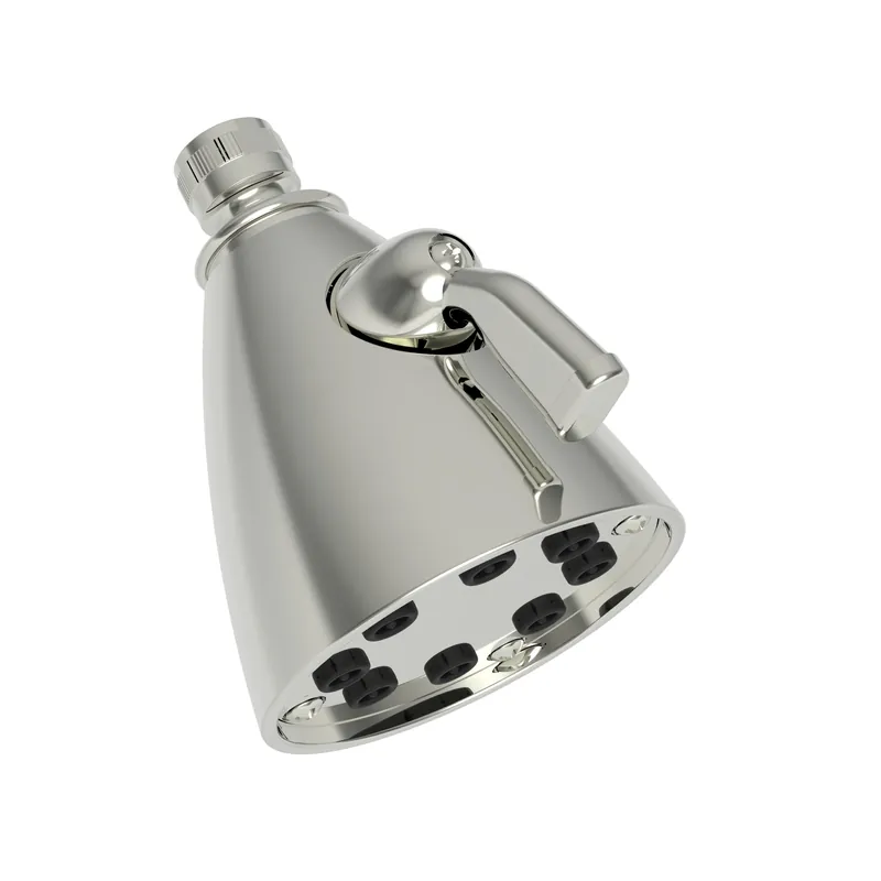 Brass Tech 211/15 Newport Brass Tub & Shower Single Function Shower Head - Polished Nickel