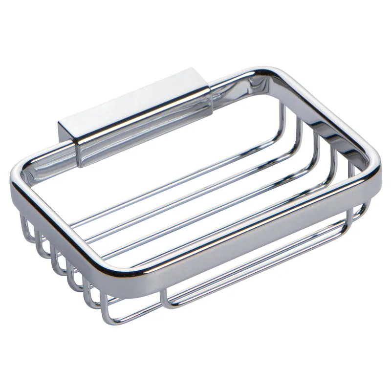 Brass Tech 550G/PC Ginger Hotelier Soap Basket - Polished Chrome