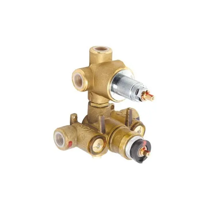 Brass Tech 1-744 CCY 1/2 3P TSTAT RI VLV