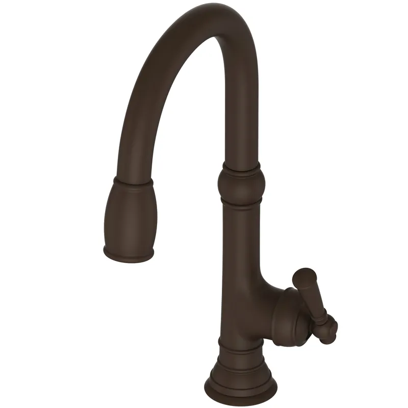 Brass Tech 2470-5103/10B Jacobean Pull-Down Kitchen Faucet Oil Rubbed Bronze