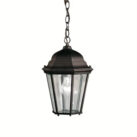 Kichler 9805BK Madison Outdoor Pendant 1Lt