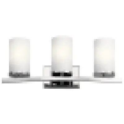 Kichler 45497CH The Crosby 23in 3 Light Vanity Light