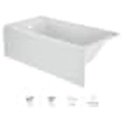 Jacuzzi TR60-3019JFL-AW Rectangle Skirted Bath
